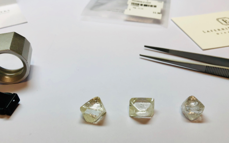 Journey of a Large Rough Diamond